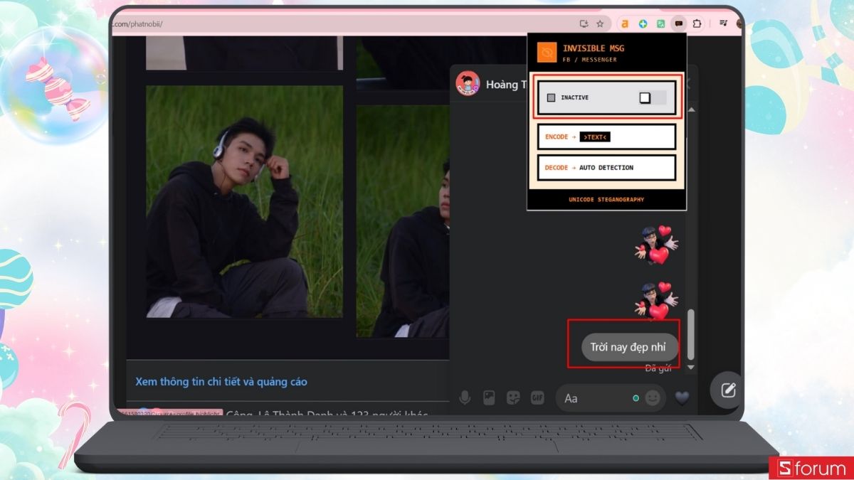 Tắt ứng dụng Extension