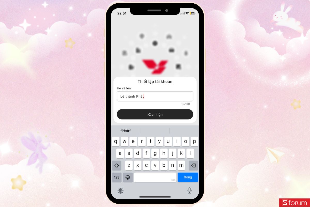 Điền tên vào khung