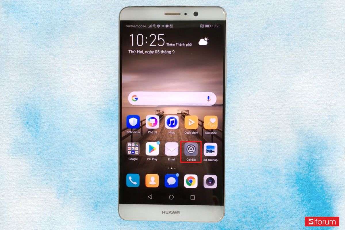 giao diện Huawei