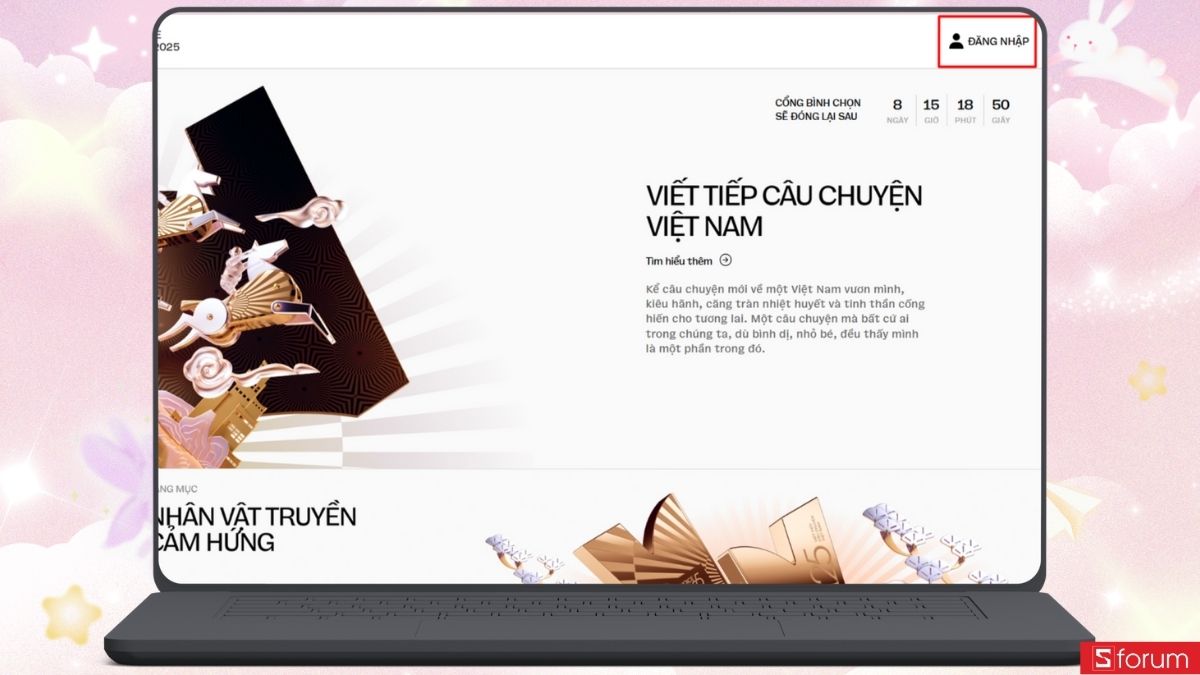 Đăng nhập WeChoice Awards