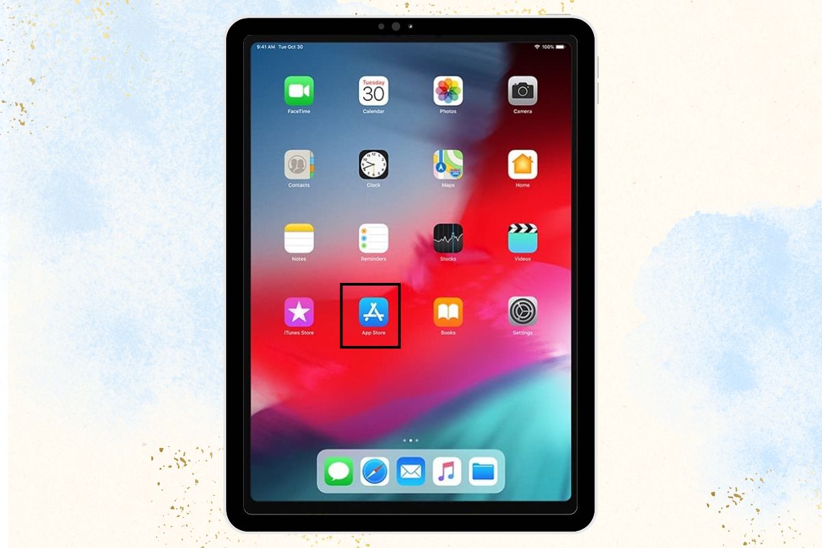 Mở ứng dụng Appstore