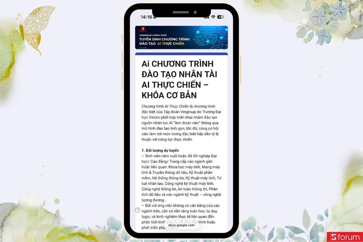 Nhập thông tin và tải lên tài liệu