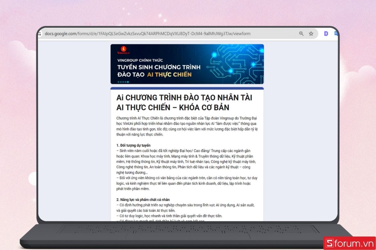 Điền thông tin và tải hồ sơ