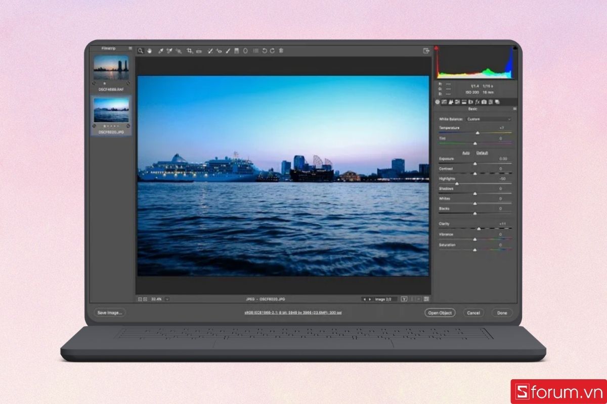 Tổng quan về Camera Raw Filter trong Photoshop