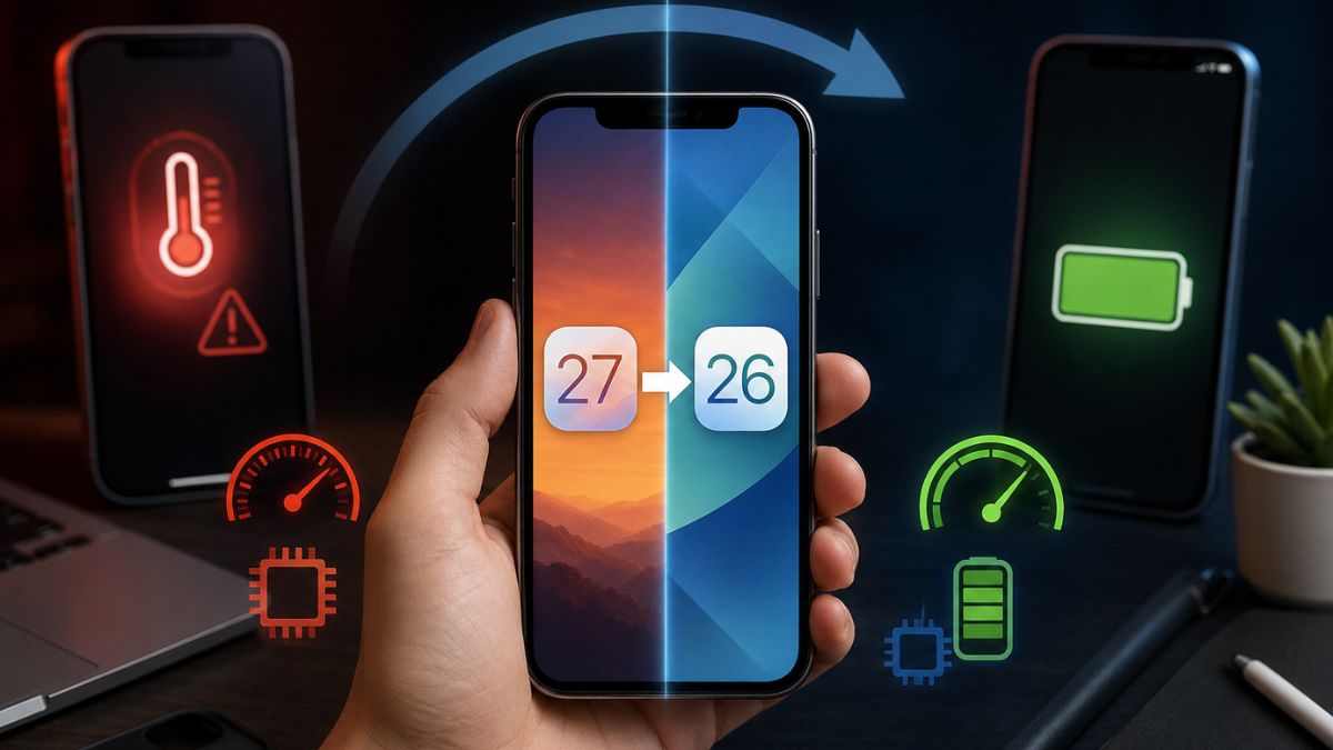 Hướng dẫn hạ cấp iOS 27 xuống iOS 26 không mất dữ liệu