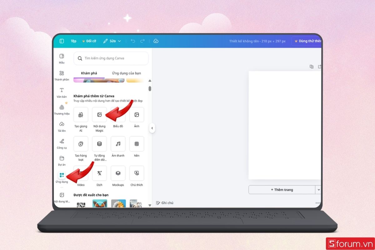 Kích hoạt công cụ AI tạo ảnh (Magic Media)