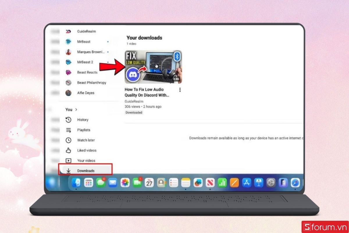 Kiểm tra video đã lưu