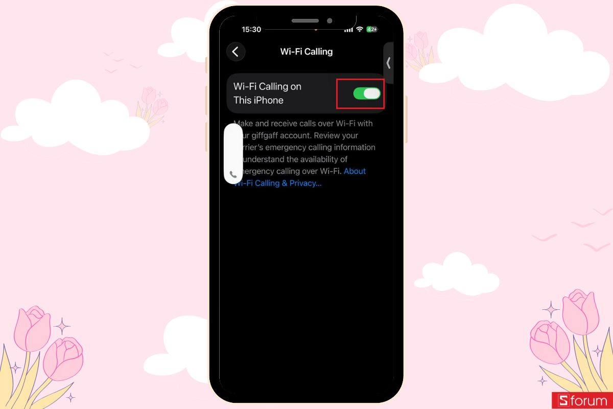 Kích hoạt Cuộc gọi Wi-Fi