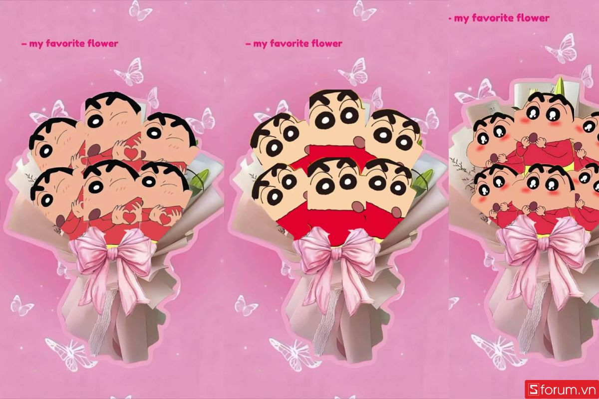 Cách tạo bó hoa ảnh cá nhân cho ngày 8/3