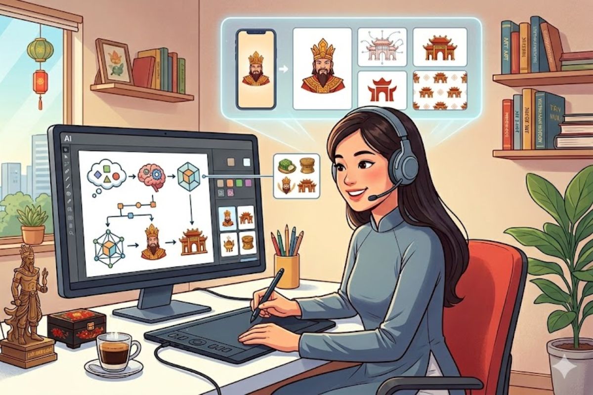 Tại sao nên biết cách tạo icon nghỉ lễ Giỗ tổ Hùng Vương bằng AI?