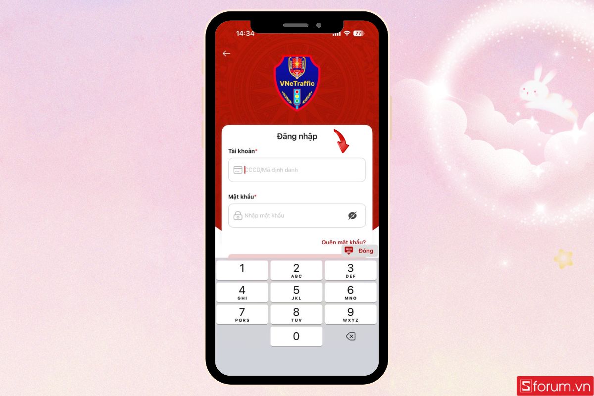 Đăng nhập hệ thống