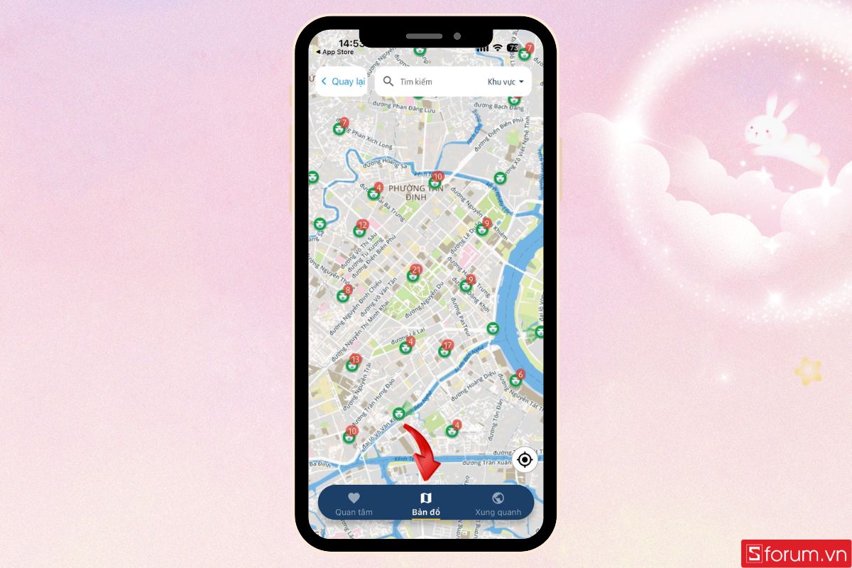 Theo dõi trạng thái trên bản đồ