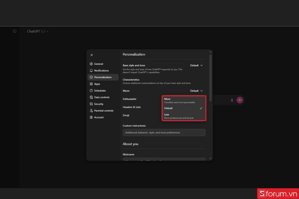Tinh chỉnh các đặc điểm chi tiết
