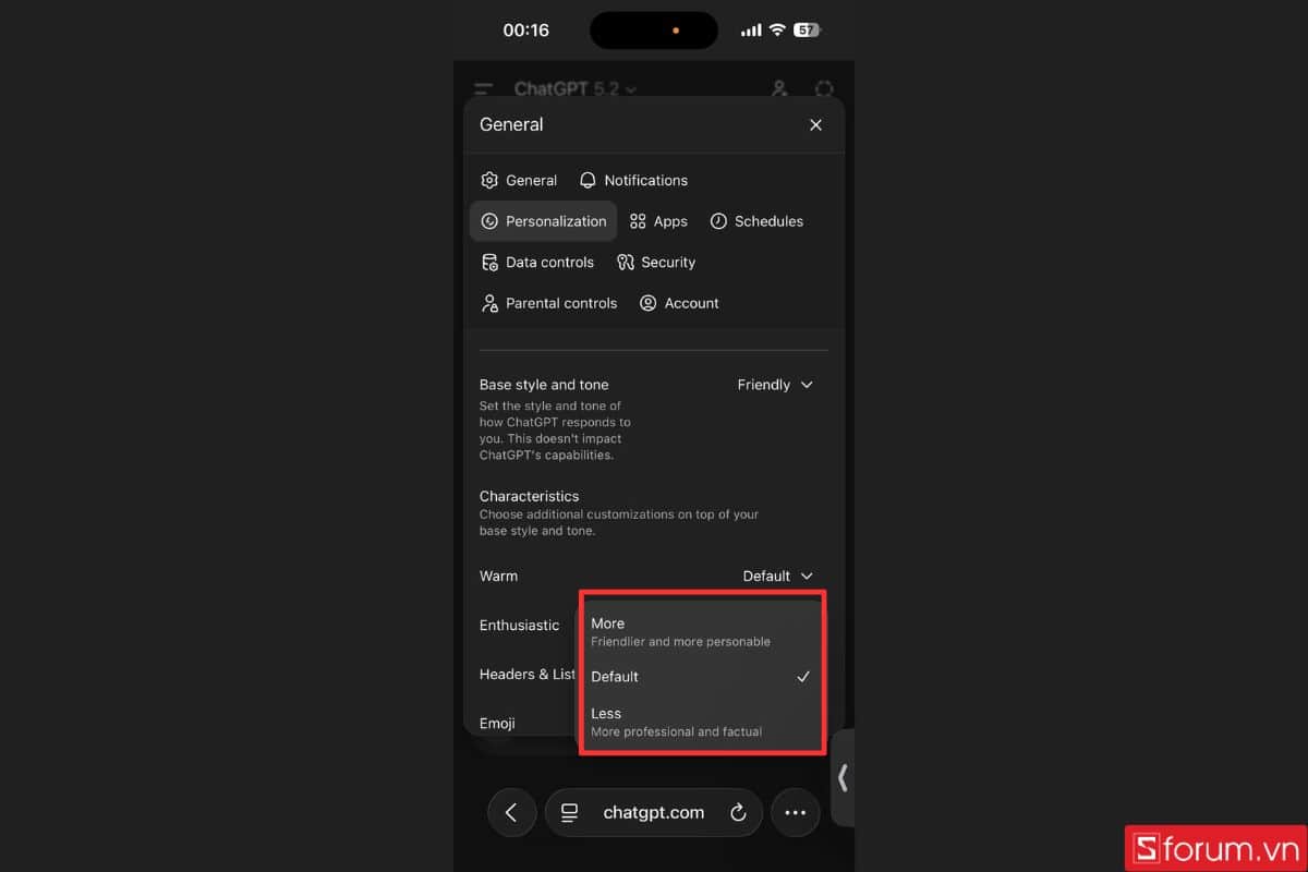Tùy biến đặc điểm chi tiết