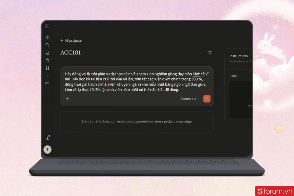Sử dụng các Prompt dành cho sinh viên