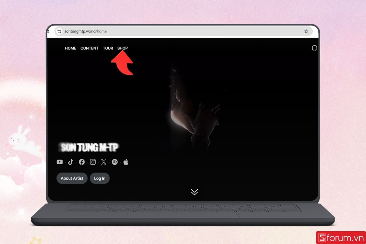 Hướng dẫn kiểm tra tour diễn, mua hàng trên website chính thức của Sơn Tùng MTP