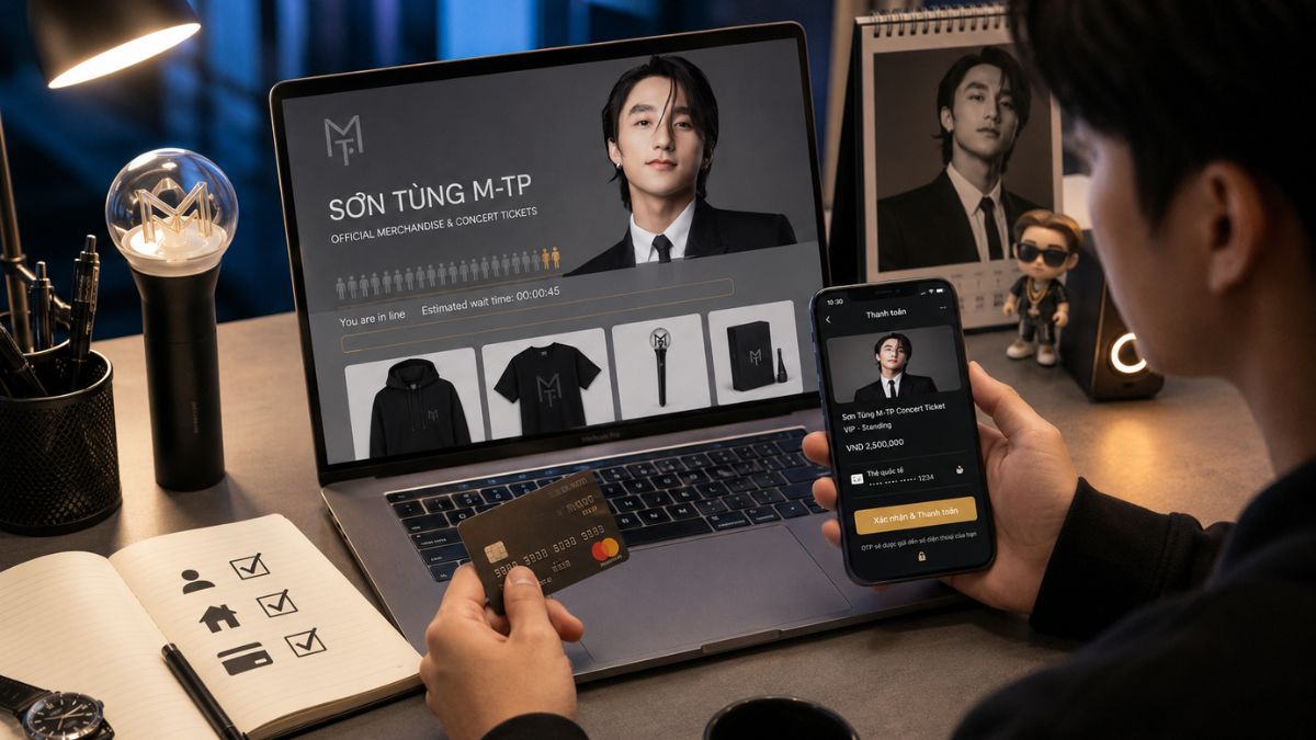 Hướng dẫn kiểm tra tour diễn, mua hàng trên website chính thức của Sơn Tùng MTP Hướng dẫn kiểm tra tour diễn, mua hàng trên website chính thức của Sơn Tùng MTP