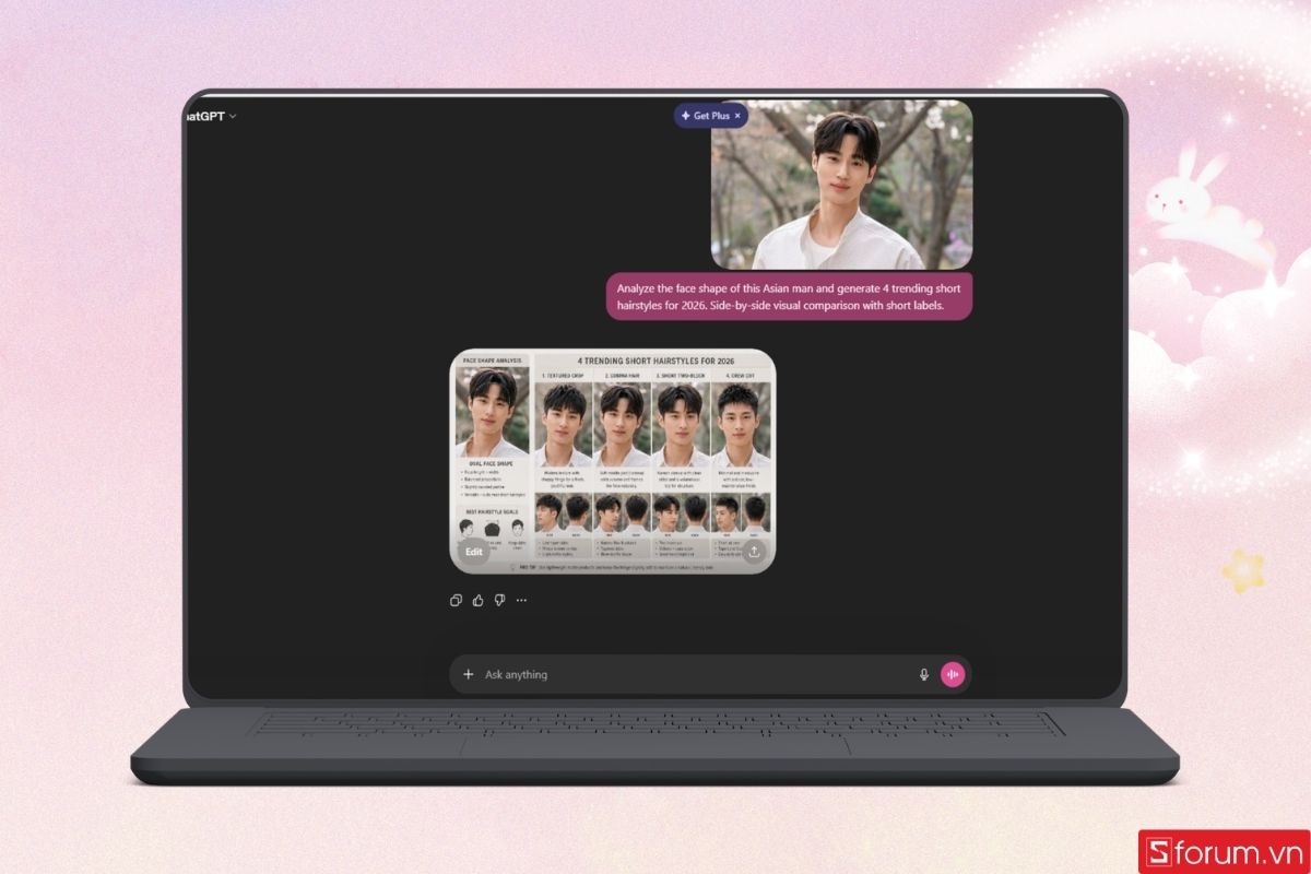 Prompt tìm kiểu tóc cho nam giới