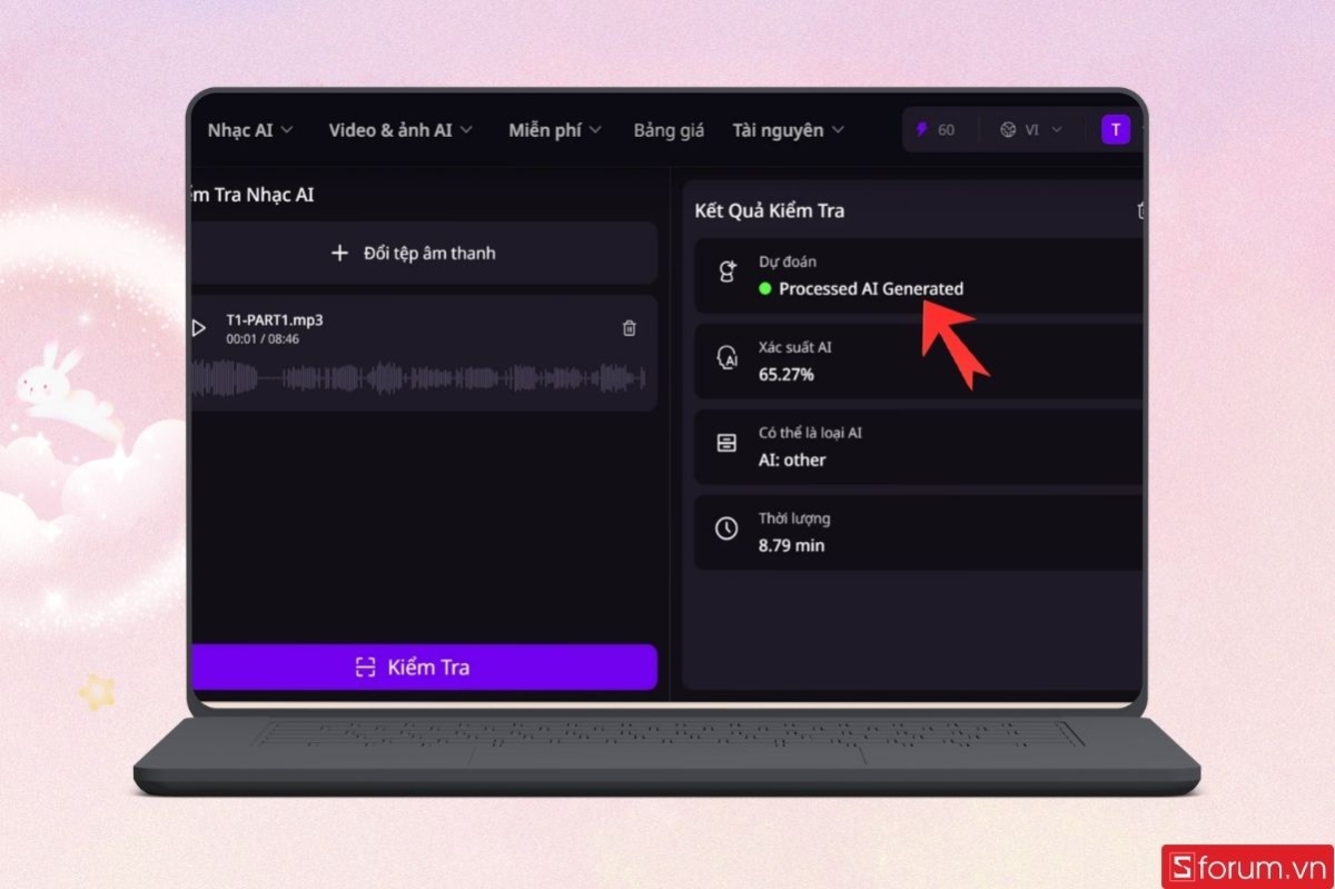 Hướng dẫn xác định nhạc AI bằng AI Music Maker