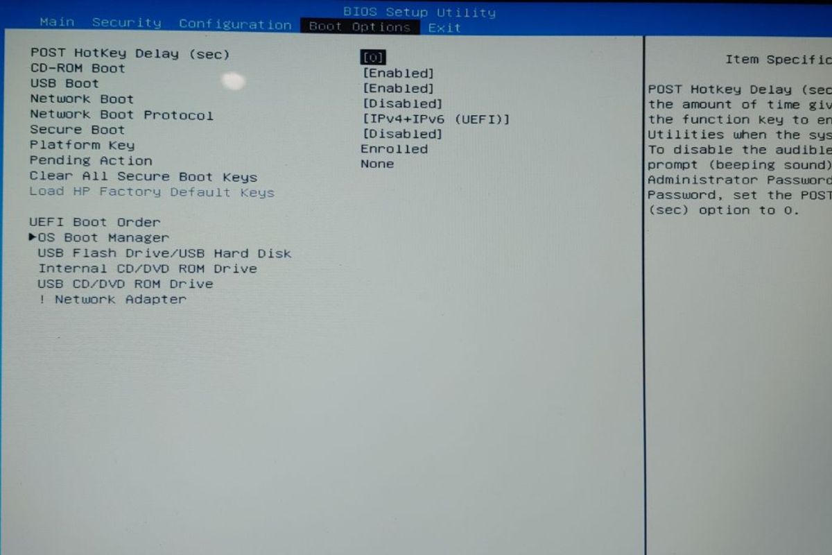 Touchpad bị vô hiệu hoá trong BIOS và cài đặt hệ thống