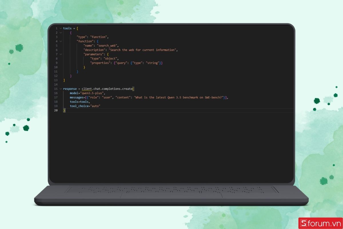 Ví dụ Lệnh gọi Công cụ