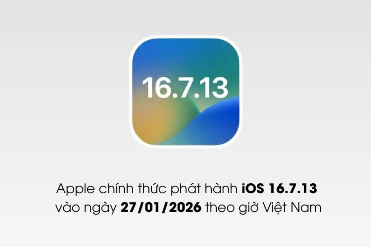  iOS 16.7.13 có gì mới