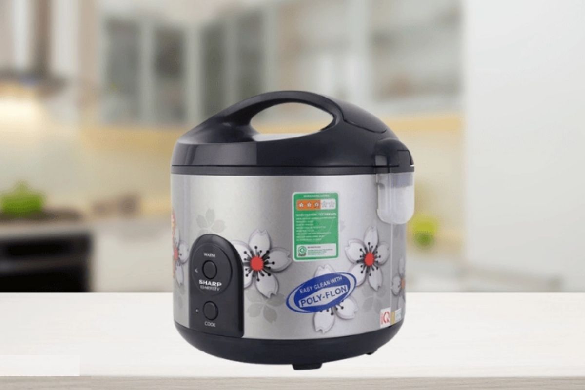  nồi cơm điện nắp gài Sharp 1.8 lít KS-NR191STV 