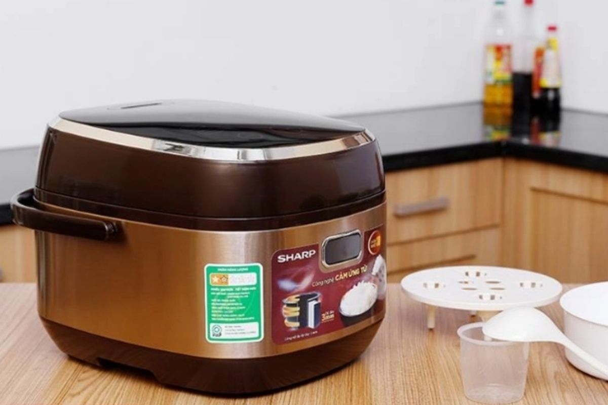 nồi cơm điện cao tần cao tần Sharp 1.8 lít KS-IH191V-GL