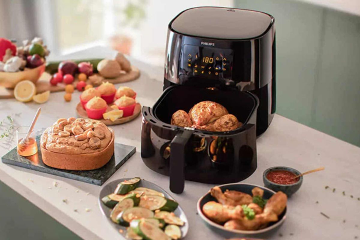 nồi chiên không dầu Philips HD9270/90 (Dòng XL 6.2L)