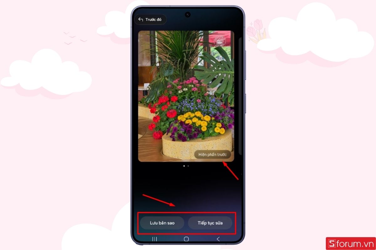 Hoàn tất và lưu ảnh