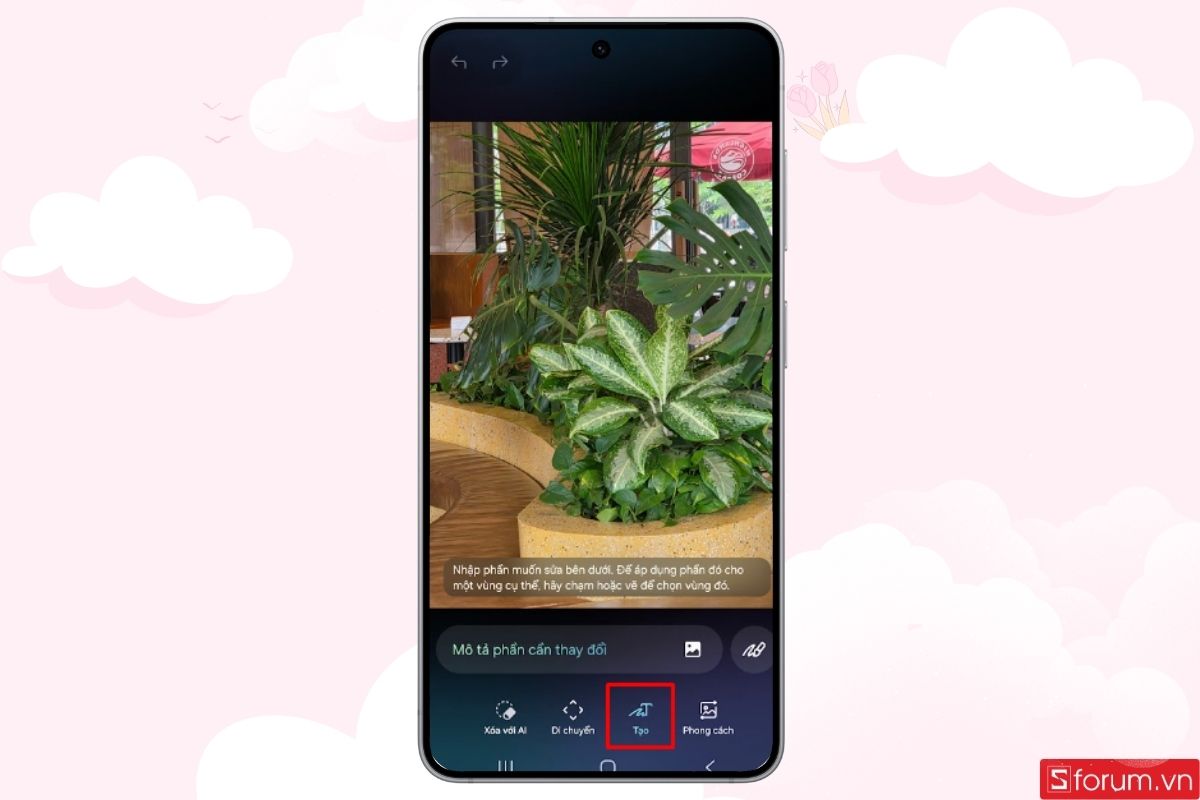 Lựa chọn AI điều chỉnh ảnh