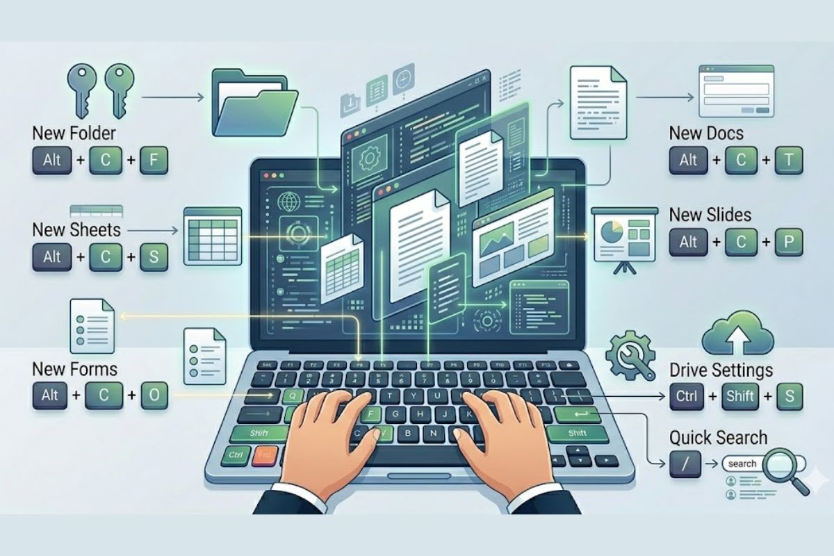 Tổng hợp những phím tắt hữu ích trên Google Drive