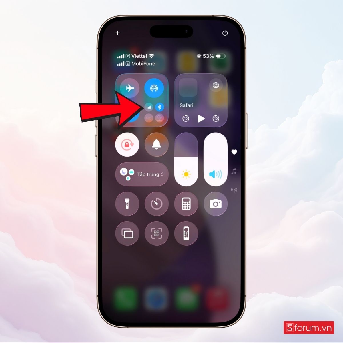 Bật dữ liệu di động 3G trên iPhone