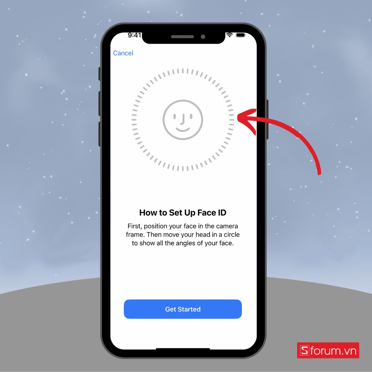 Kiểm tra lại Face ID của iPhon 11 Pro Max