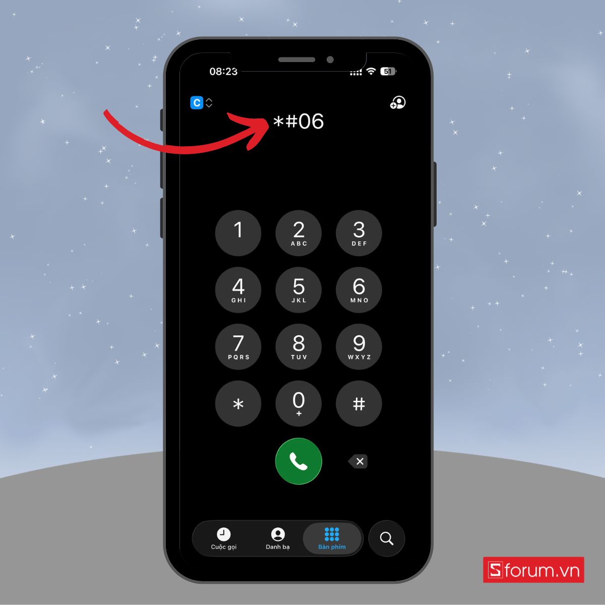 Nhập câu lệnh *#06 để tra mã IMEI trên iPhone 11 Pro Max