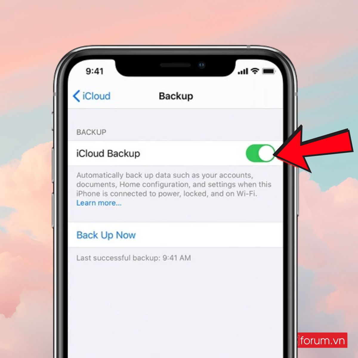 Cách tiết kiệm dung lượng 4G trên iPhone tắt tự động sao lưu icloud bước 2-1