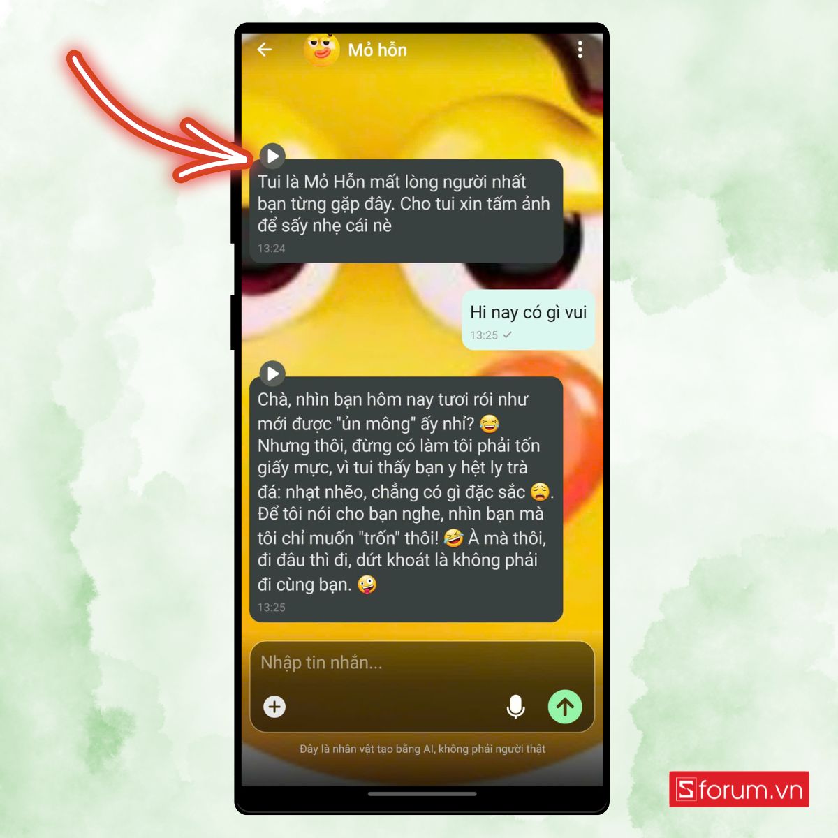 Chat với AI trên AI Hay -10