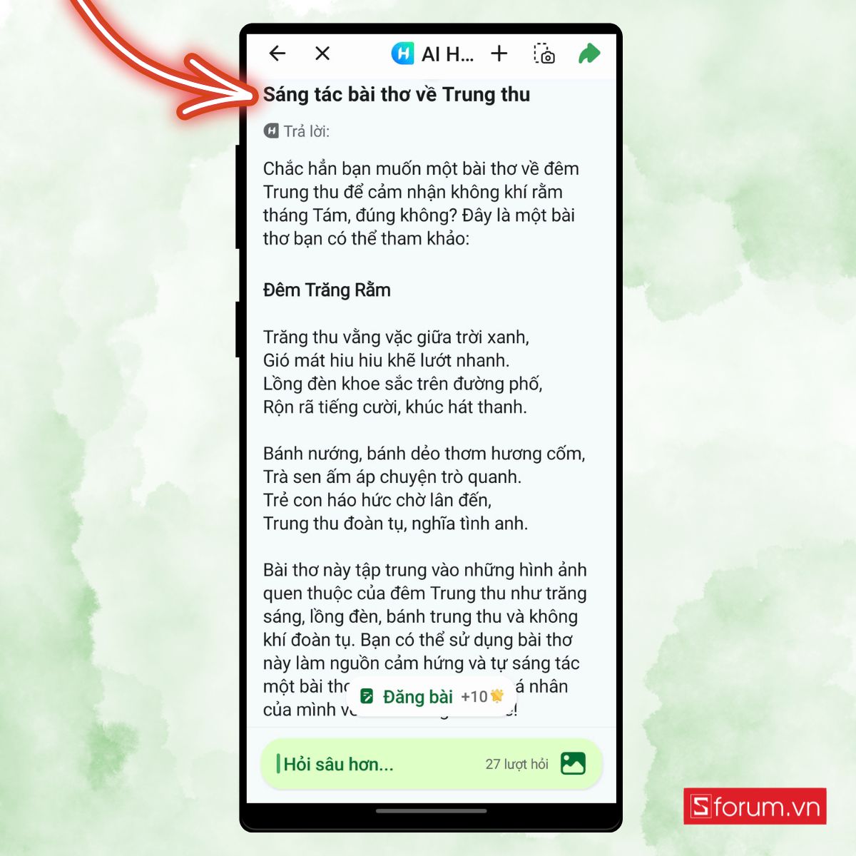 Chat với AI trên AI Hay -4
