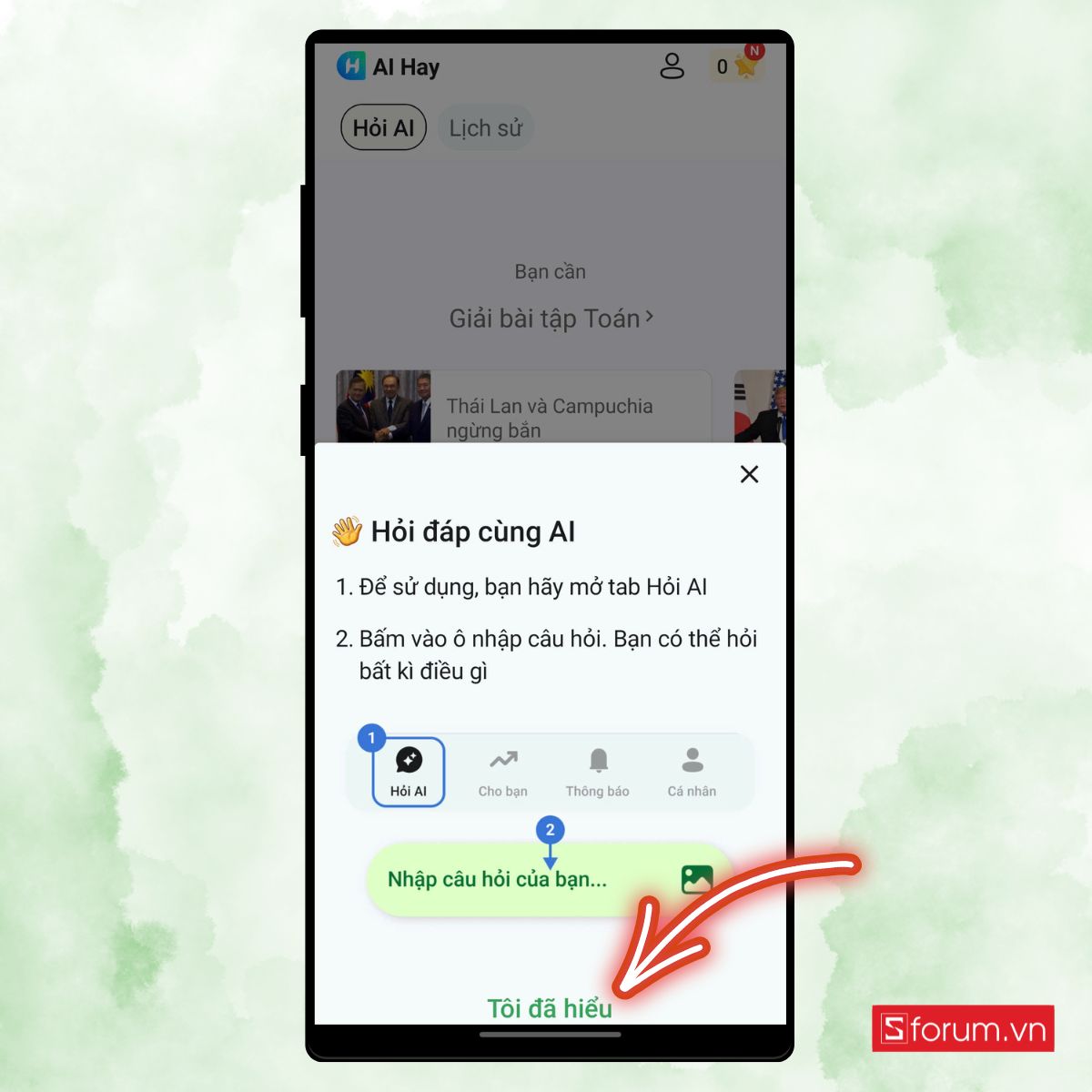 Chat với AI trên AI Hay -6