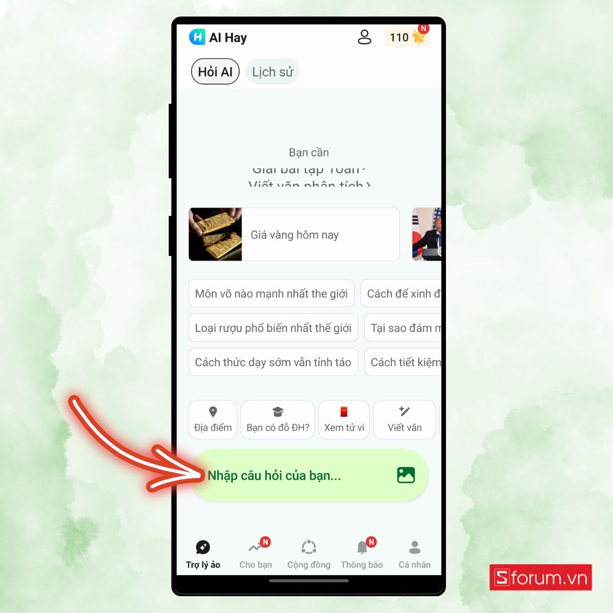 Chat với AI trên AI Hay -7
