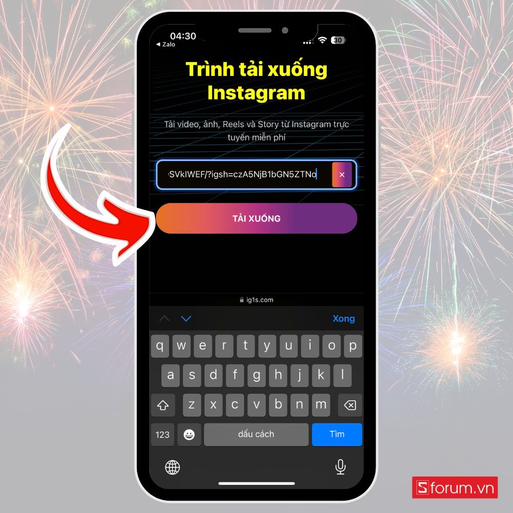 Tải video Instagram trên điện thoại 5