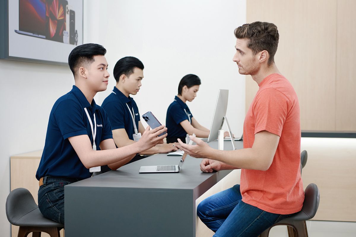 Khắc phục lỗi reset counter bằng cách mang iPhone đến trung tâm sửa chữa uy tín