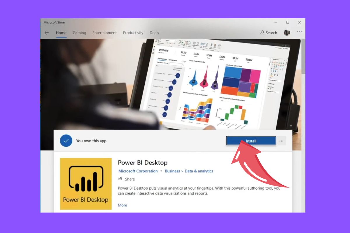 Cách cài đặt Power BI cho Mac trên Boot Camp - bước 3