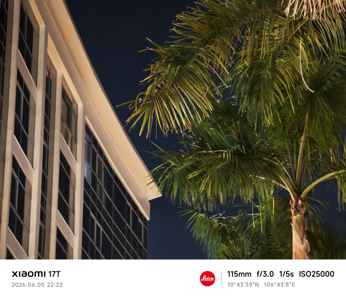 Đánh giá camera Xiaomi 17T trong điều kiện thiếu sáng
