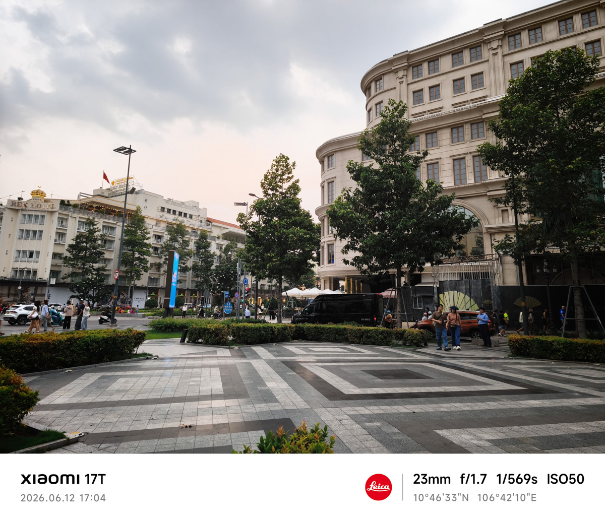 Đánh giá camera Xiaomi 17T trong điều kiện đủ sáng