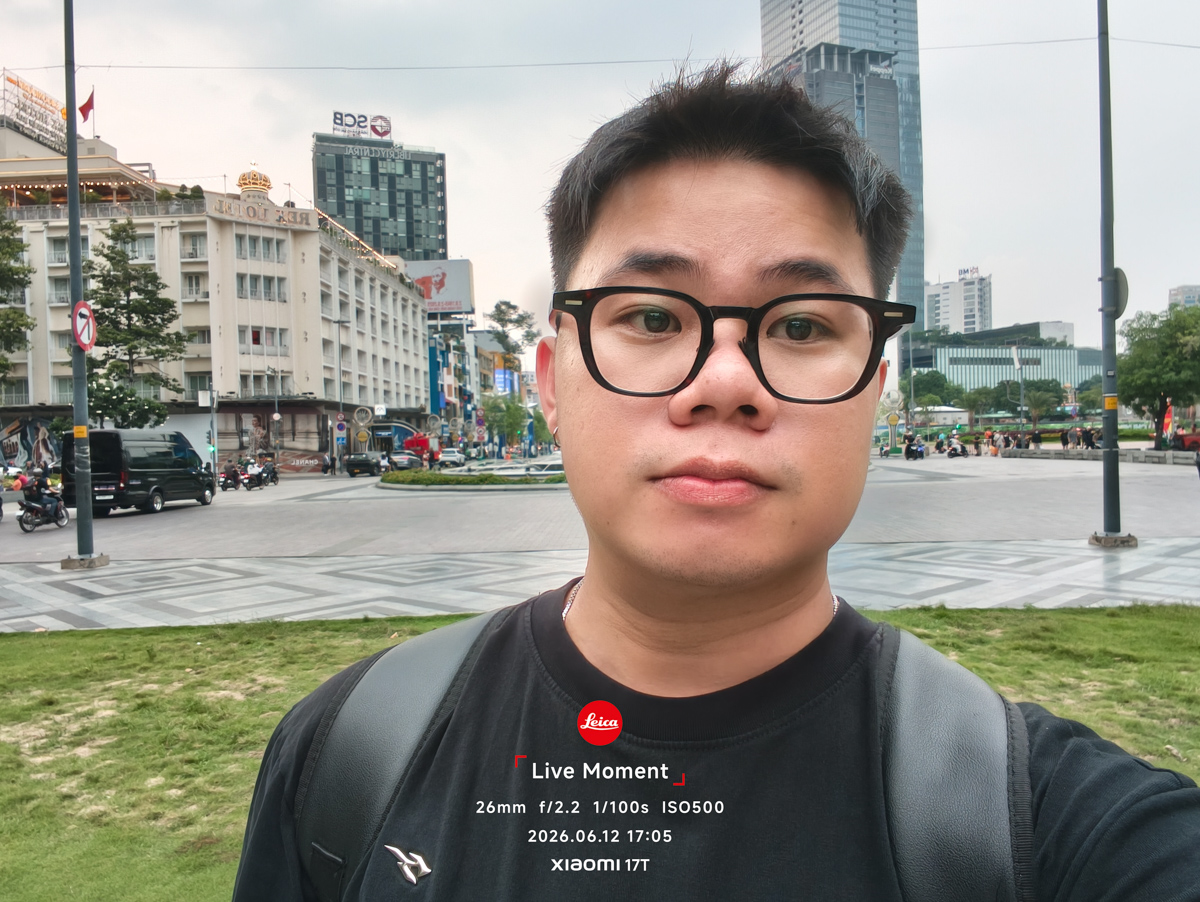 Đánh giá camera Xiaomi 17T trong điều kiện đủ sáng