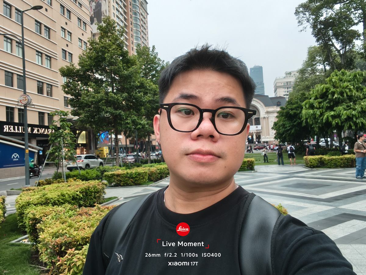 Đánh giá camera Xiaomi 17T trong điều kiện đủ sáng