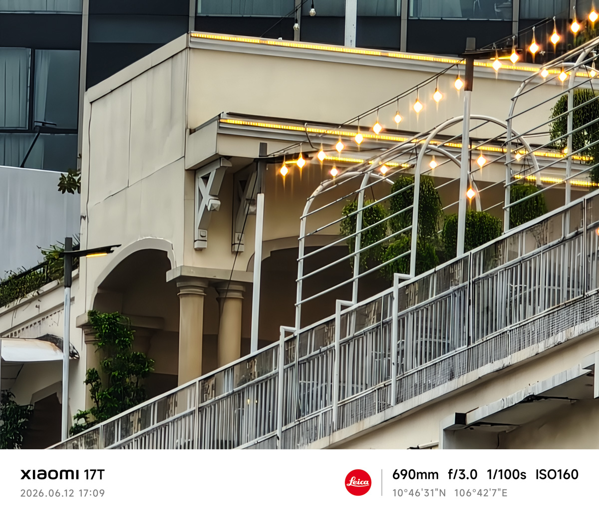 Đánh giá camera Xiaomi 17T trong điều kiện đủ sáng