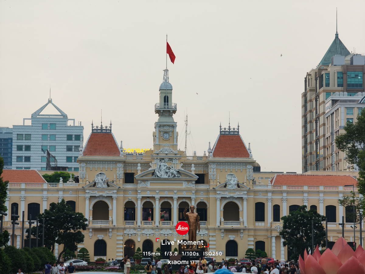 Đánh giá camera Xiaomi 17T trong điều kiện đủ sáng