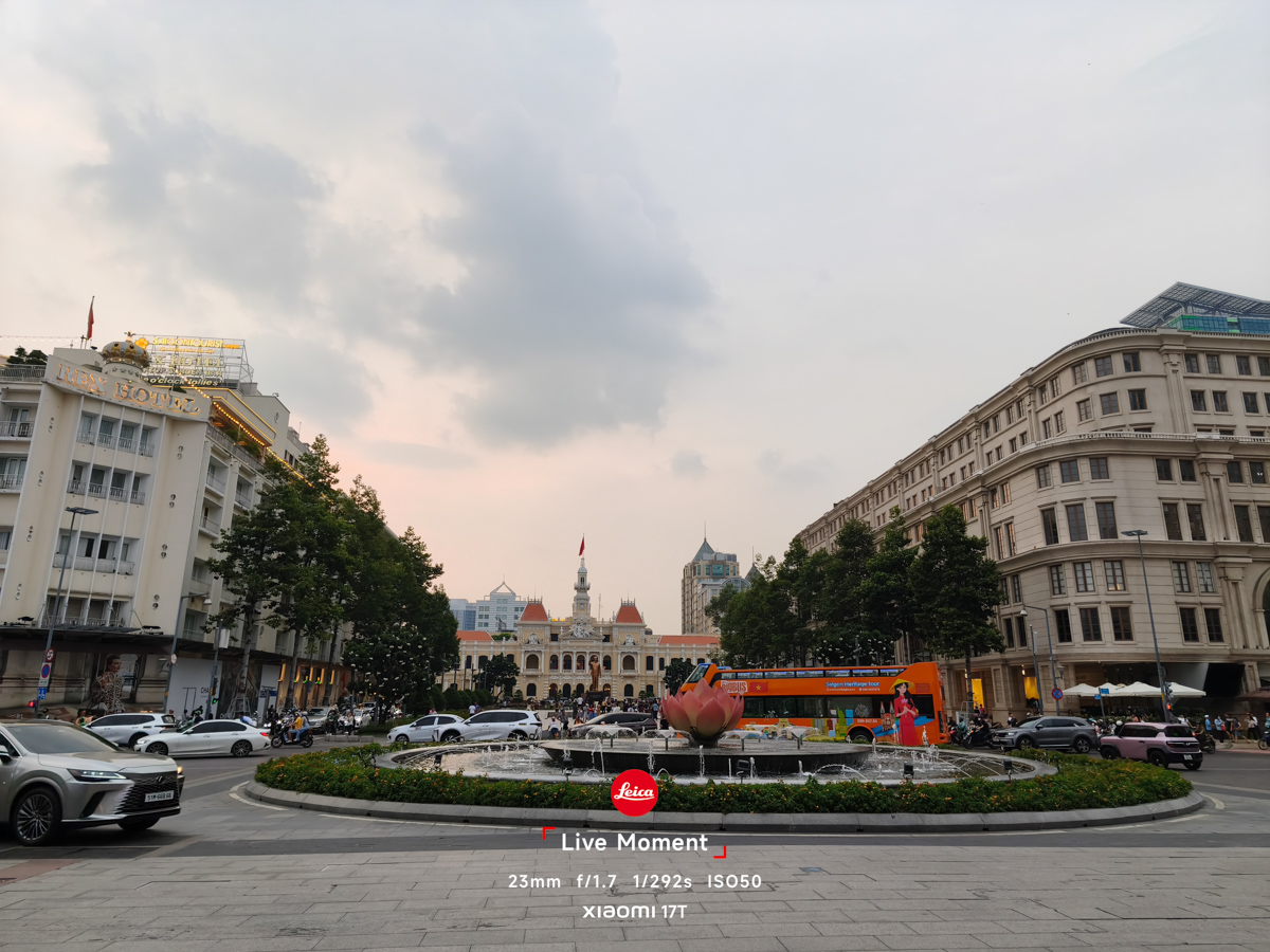 Đánh giá camera Xiaomi 17T trong điều kiện đủ sáng